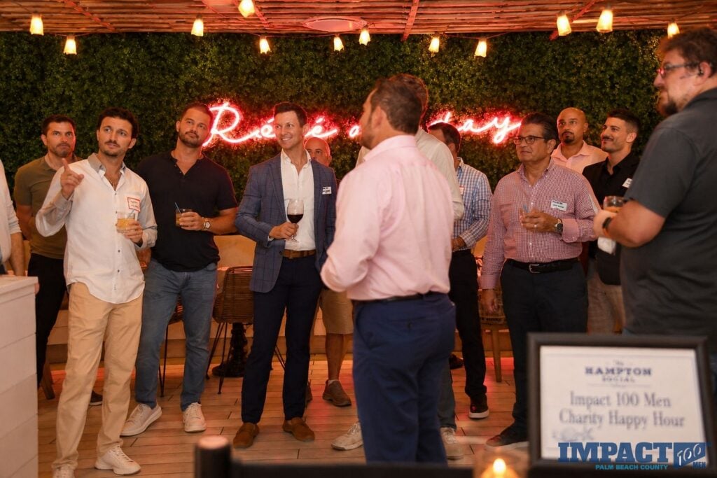 Impact 100 Men End of Summer Social at the Hampton Social Delray Beach