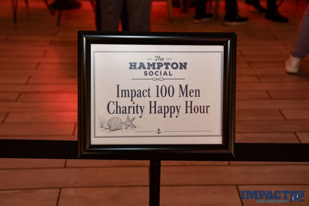 Impact 100 Men End of Summer Social at the Hampton Social Delray Beach